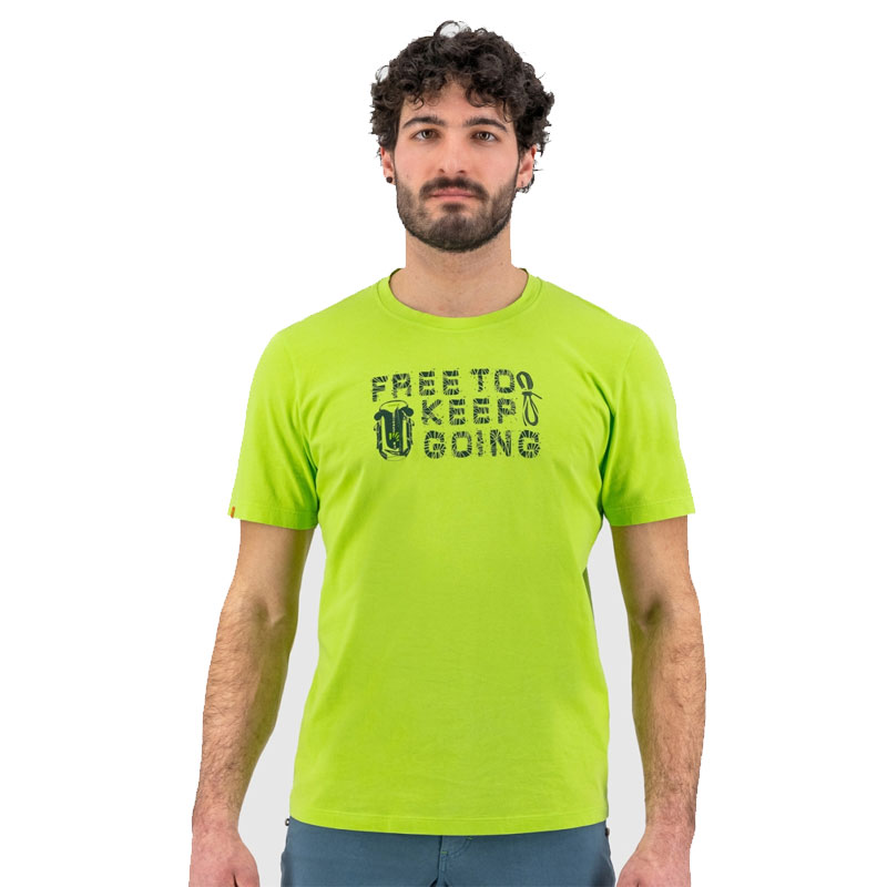 Crocus T-Shirt Uomo verde lime