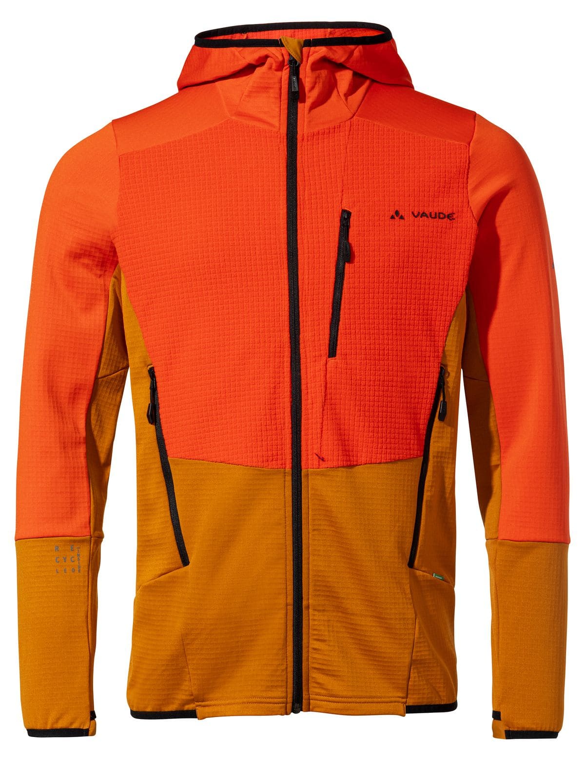 Giacca da uomo in pile Monviso Hooded Grid Fleece